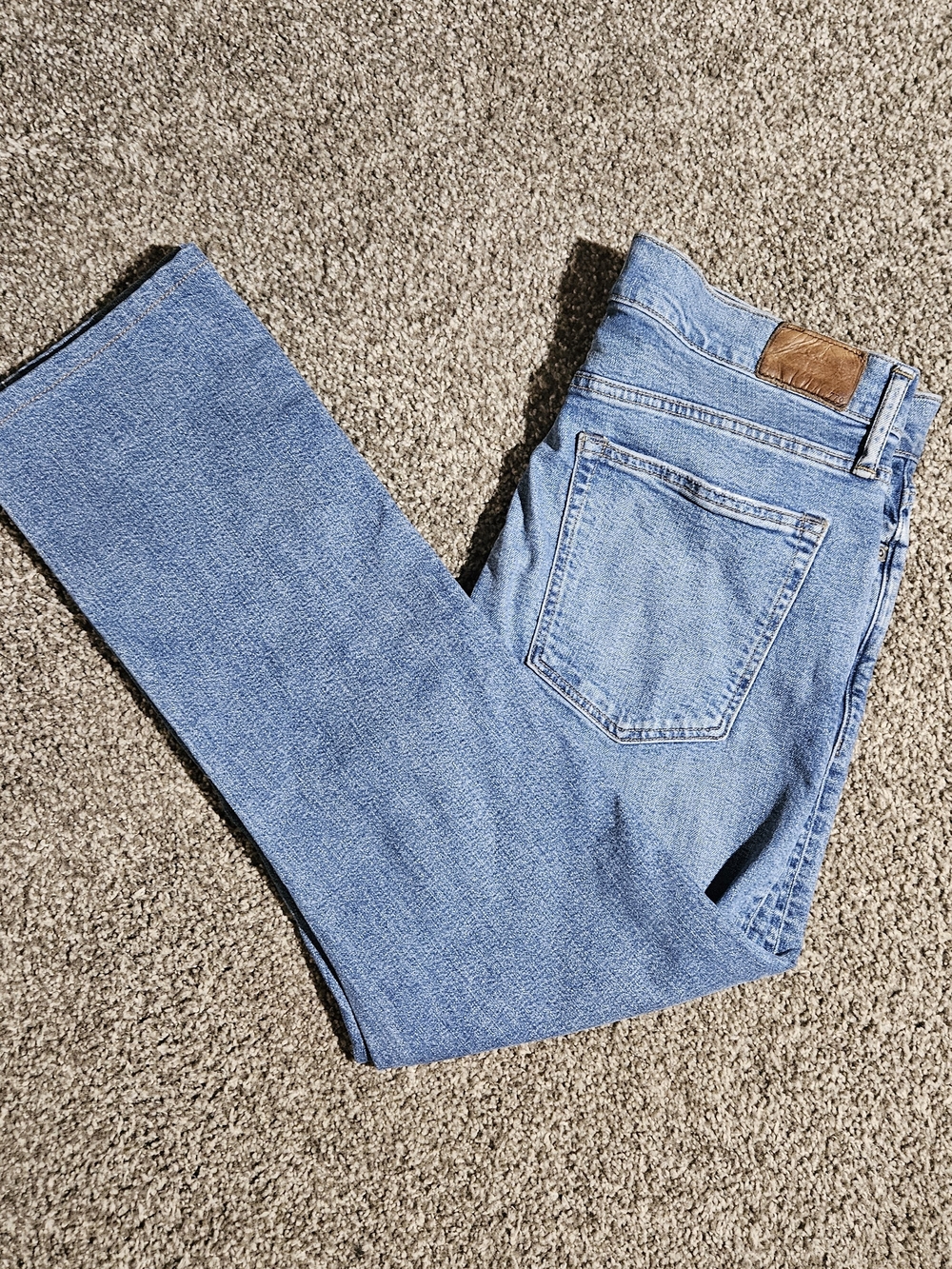 J.Crew Mens 770 Straight Fit Jeans Medium Wash Size 34x28
